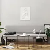 Bilder auf glas - Einteilig - Frau eins Linie - 50x70cm - Produktbild-Vorschau 6