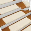 vidaXL Stufenmatten 15 Stk. 65x21x4 cm Weiß Rechteckiger Produktbild-Vorschau 2