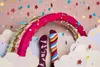 Many Mornings Merry gemusterte Socken The Unicorn burgundy Produktbild-Vorschau 3