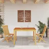 vidaXL Stół ogrodowy 110x110x75 cm z litego drewna Podgląd zdjęcia produktu 10