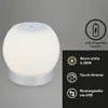 LED Tischlampe Akku Dimmbar Glas Kabellos Touchfunktion 3W Produktbild-Vorschau 2
