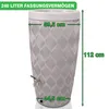 YourCasa Regentonne 240 Liter [Seabreeze Flower]  Creme mit Produktbild-Vorschau 3