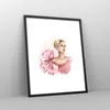 Gerahmtes Poster - Schwarzer Rahmen - Frau Künstlerin Mode Produktbild-Vorschau 8