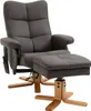 HOMCOM Relaxsessel mit Liegefunktion Massagesessel mit Produktbild-Vorschau 2