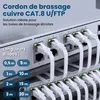 Extralink Cat.8 U/FTP 0,5 m 40 Gb/s Câble réseau LAN plat Voir les images du produit 5