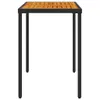 vidaXL Tavolo da giardino con piano in legno di acacia Anteprima dell’immagine prodotto 5