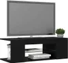 vidaXL Armoire TV avec lampes LED Noir 90x39x30cm Voir les images du produit 6
