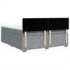 vidaXL Boxspringbett mit Matratze Hellgrau 180x200 cm Stoff Produktbild-Vorschau 6
