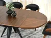 Stół mavero orzech, podstawa czarny Podgląd zdjęcia produktu 13