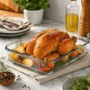 Auflaufform 3er Set Glasbräter Bräter Ofenform Lasagne Form Produktbild-Vorschau 9