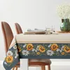 Gobelin-Tischdecke 140x180 cm blau Produktbild-Vorschau 3