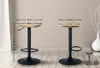 DELUKE® Barhocker 2er Set höhenverstellbar Natur SABU - Produktbild-Vorschau 2
