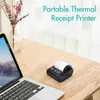 Przenośna mini drukarka termiczna 2 cale, USB/BT, Podgląd zdjęcia produktu 4