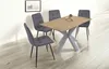 Esstisch 120x80cm Akazie massiv eichenfarben schweizer Produktbild-Vorschau 2
