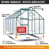 Szklarnia BRAST z aluminium i fundamentem | 310 x 250 x 205 Podgląd zdjęcia produktu 5