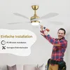 Sofucor 132 cm moderner Deckenventilator, Produktbild-Vorschau 10