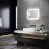 A modern bathroom vanity with a sink, mirror, and cabinet. Náhled obrázku produktu