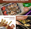 bremermann Grillpfannen 4er Set inkl. 8 Bambus-Schaber, Produktbild-Vorschau 3