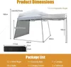 KOMFOTTEU 3x3m pop up pavilon, skládací pavilon se 2 Náhled obrázku produktu 2