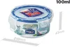 A LocknLock food storage container with dimensions indicated. Voir les images du produit