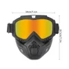 Motorradbrille mit abnehmbarer Maske, Schutzbrille, Produktbild-Vorschau 6