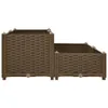 vidaXL Hochbeet 80x80x38 cm Polypropylen Produktbild-Vorschau 4