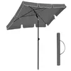 SONGMICS Sonnenschirm 180 x 125 cm UPF 50+ Sonnenschutz Produktbild-Vorschau 3