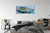 Glasbilder 125x50 Wandkunst Berge Seeschiffen Produktbild-Vorschau 3