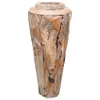 vidaXL Vase décoratif 40 x 100 cm bois massif teck Voir les images du produit 3