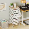 Carrello portaoggetti COSTWAY con 10 cassetti impilabili e Anteprima dell’immagine prodotto 2