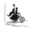 Schwarzer Hochzeitstortenaufsatz Produktbild-Vorschau 3