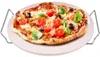 Pizza-Backstein 33 cm mit Halterung und abnehmbaren Griffen Productafbeelding-voorbeeld