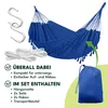 KRUMAD Hängematte Outdoor Boho-Stil 190x150 cm Blau 120 kg Produktbild-Vorschau 4