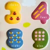 Drevené puzzle Montessori hračka číslo puzzle deti darček Náhľad obrázku produktu 6