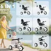 HOMCOM 6-in-1 Dreirad mit Schubstange, Kinderdreirad mit Produktbild-Vorschau 4