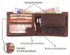 Geldbörse Geldbeutel Portemonnaie Büffelleder RFID Produktbild-Vorschau 3