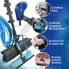 ProfiHelfer Teleskop Waschbürste 4,6m – 4-in-1 Set 10-tlg. Produktbild-Vorschau 2