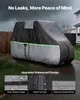 SucceBuy Wetterfeste Abdeckung für 2+2/4-Sitzer-Golfwagen Produktbild-Vorschau 5