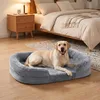FEANDREA Hundebett, Hundekissen, wasserdichte Innenschicht, Produktbild-Vorschau 2