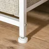 HOMCOM Kommode, dressoir, met 7 lades, metalen frame, Productafbeelding-voorbeeld 9