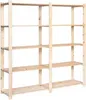 STOLMAK Drevený regál 170x170x38 cm, 5 políc, masívna Náhľad obrázku produktu 5