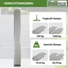 TRUTZHOLM Alu Auffahrrampe 250 cm 500 kg 26 cm breit Anti Produktbild-Vorschau 3