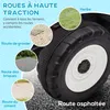 HOMCOM Tracteur électrique avec remorque amovible, voiture Voir les images du produit 7