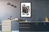 MuchoWow® MuchoWow® Gerahmtes Poster Tiger - Zeitungen - Produktbild-Vorschau 6