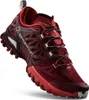 Roter La Sportiva Bushido III Woman Gtx Schuh mit schwarzer Schnürung und markanter Profilsohle Produktbild-Vorschau