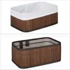 Relaxdays Aufbewahrungskorb 3er Set, Stoffbezug, Bambus, Produktbild-Vorschau 6