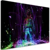 Leinwandbild Neon-Spieler 60x40 Feeby Violett bild für die Produktbild-Vorschau 1