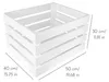 Creative Deco Natuurlijke Houten Kist Witte, 50 x 40 x 30 Productafbeelding-voorbeeld 3