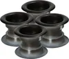 KOTARBAU® 4er Set Luftgitter Rund Schwarz matt aus Produktbild-Vorschau 1
