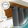 Lantigo Outdoor Vorhang Graphit 155x230 cm Blickdicht Produktbild-Vorschau 5